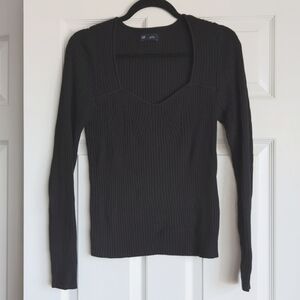 Gap sweetheart ribbed sweater